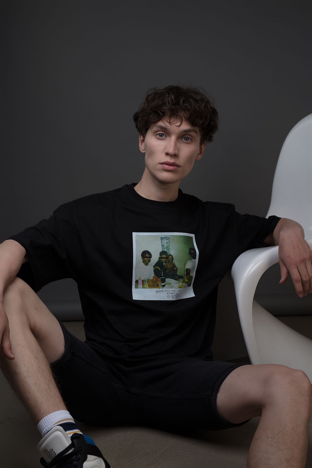 Trendiz Unisex Kendrick Lamar m.A.A.d City Siyah Tshirt