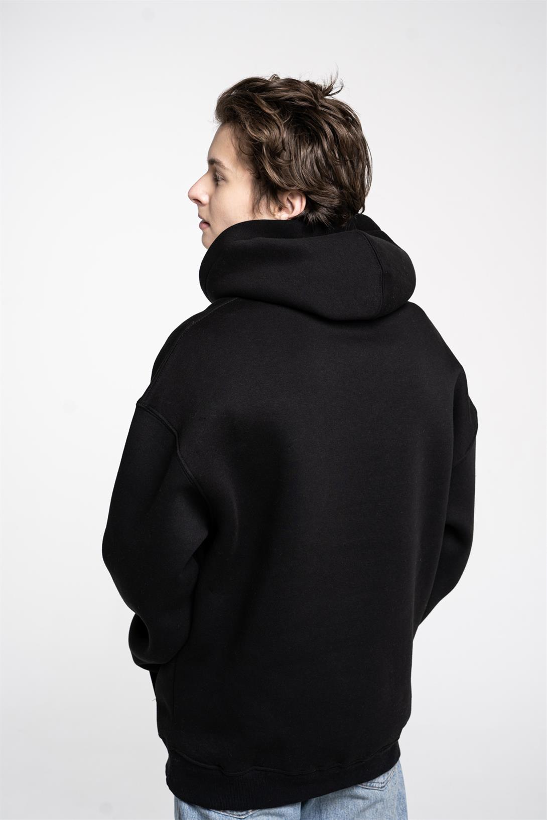 Trendiz Unisex Kindness Sweatshirt Hoodie Siyah