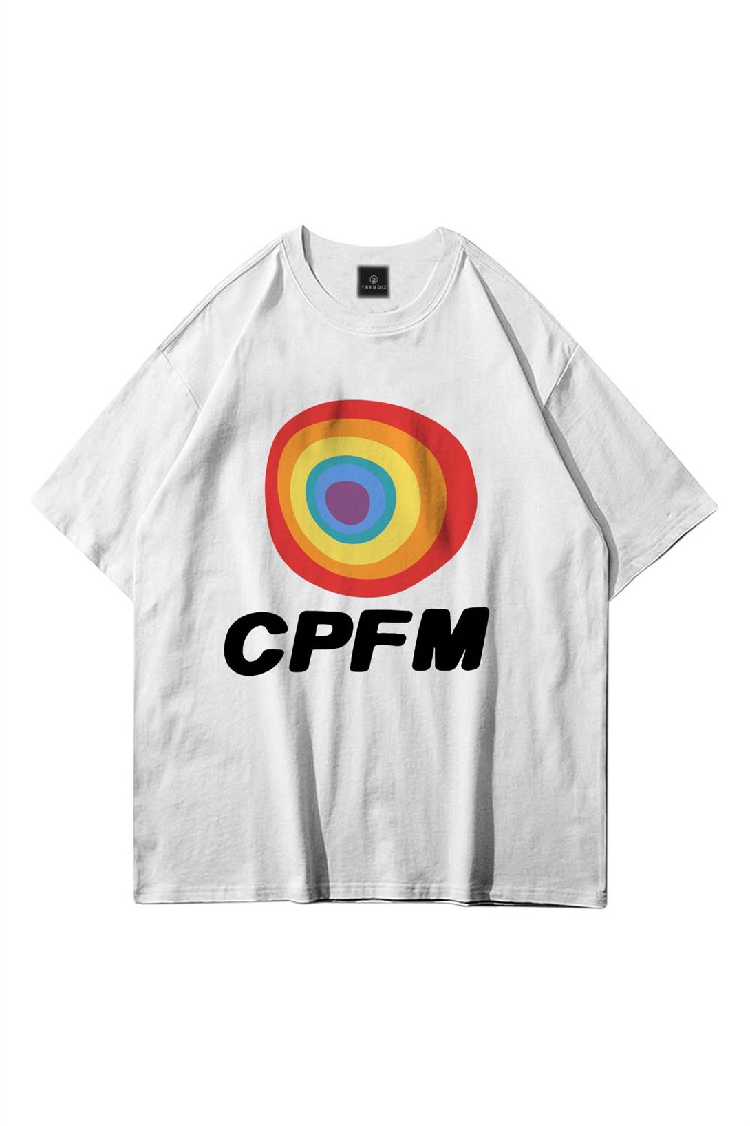 Trendiz Unisex Live at the Rally CPFM Beyaz Tshirt