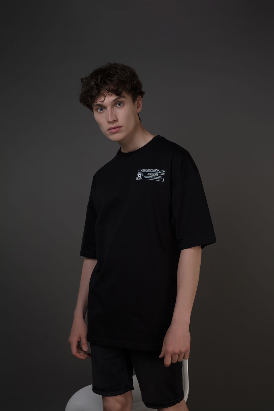 Trendiz Unisex  Look Mom I Can Fly Renkli Siyah Tshirt