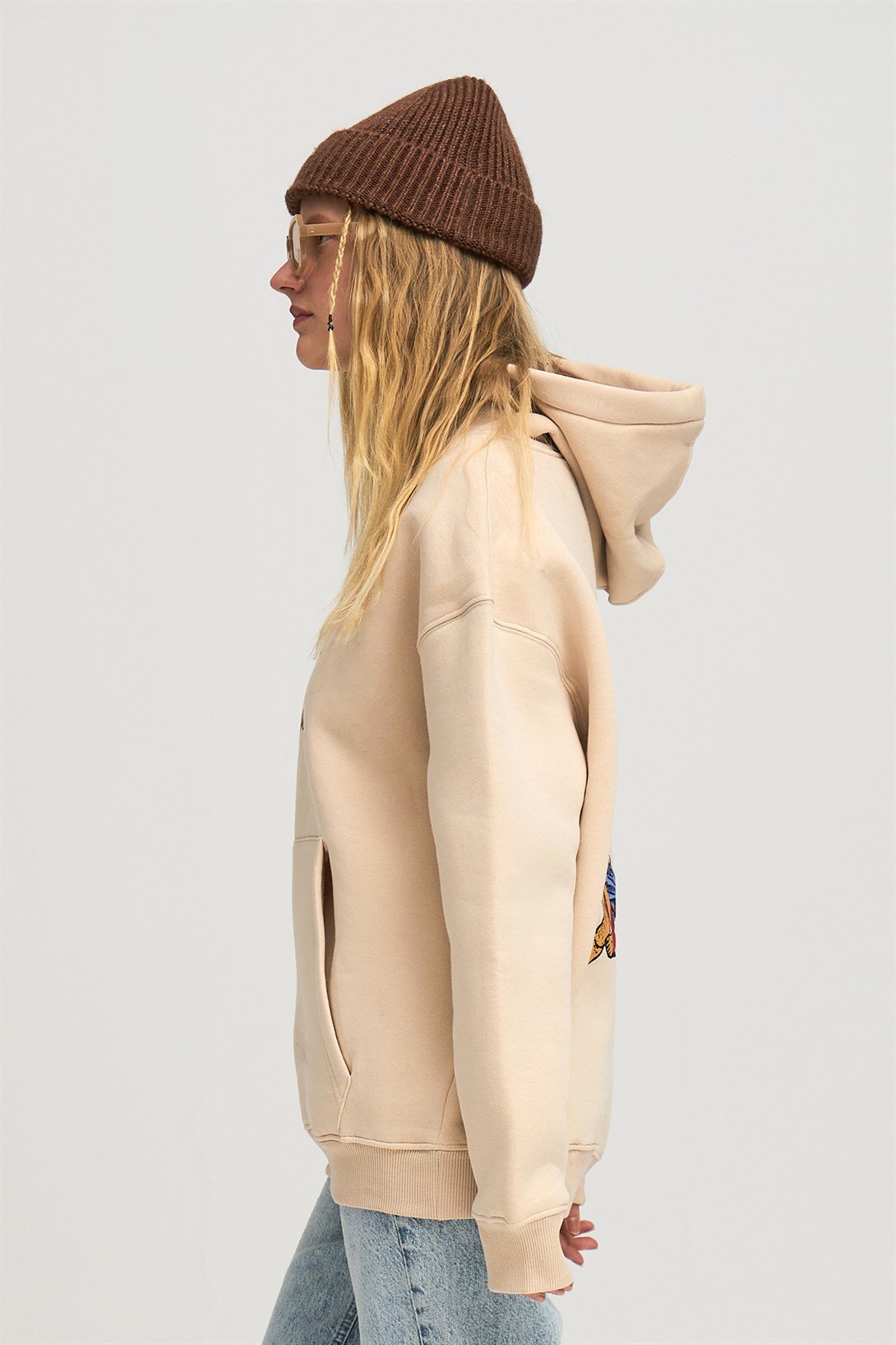 Trendiz Unisex Love Eros Sweatshirt Hoodie Taş