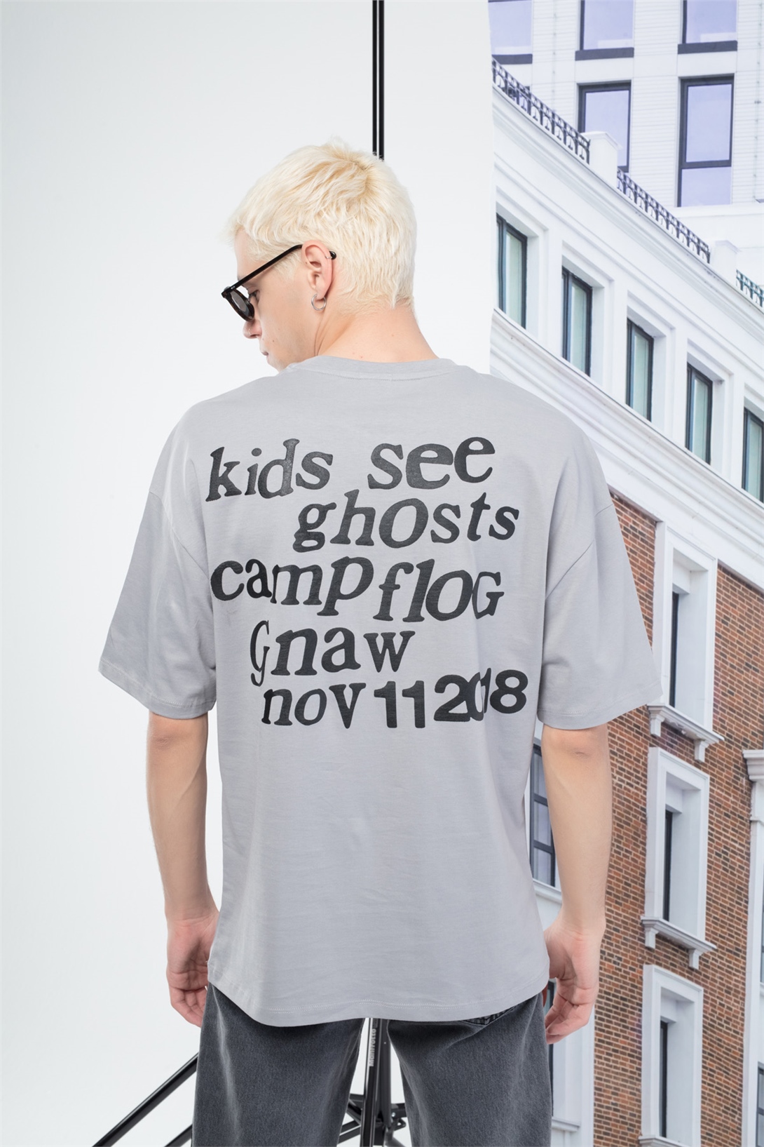 Trendiz Erkek Luckyme Tshirt Gri