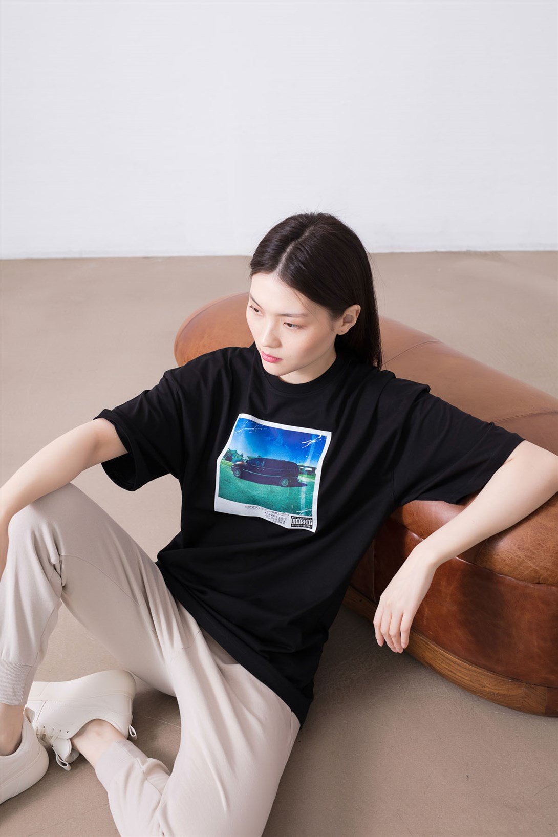 Trendiz Unisex m.A.A.d City Kendrick Lamar  Siyah Tshirt