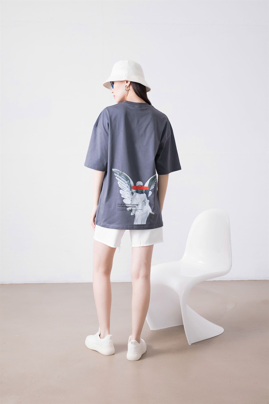 Trendiz Unisex Made in Disintegration Antrasit Tshirt