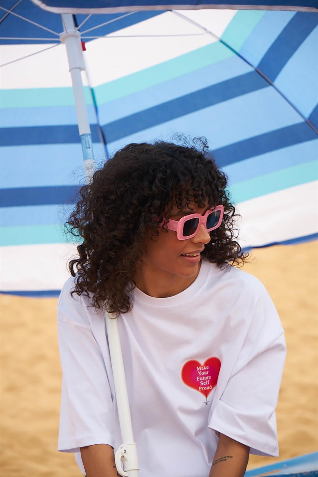 Trendiz Unisex Make Your Future Tshirt Beyaz