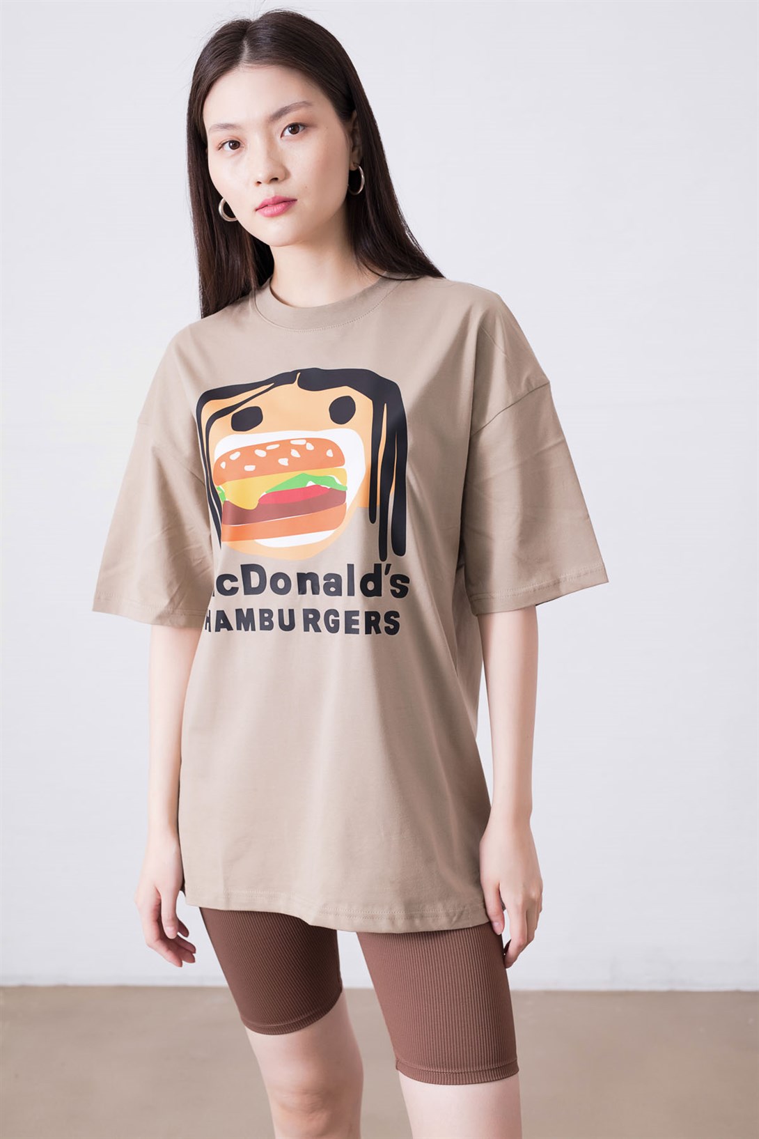 Trendiz Unisex Mc Hamburger Travis Scott Taş Tshirt