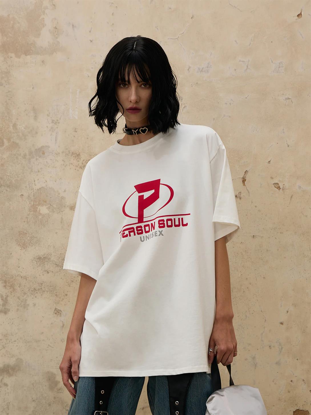Trendiz Unisex Person Soul Tshirt Beyaz