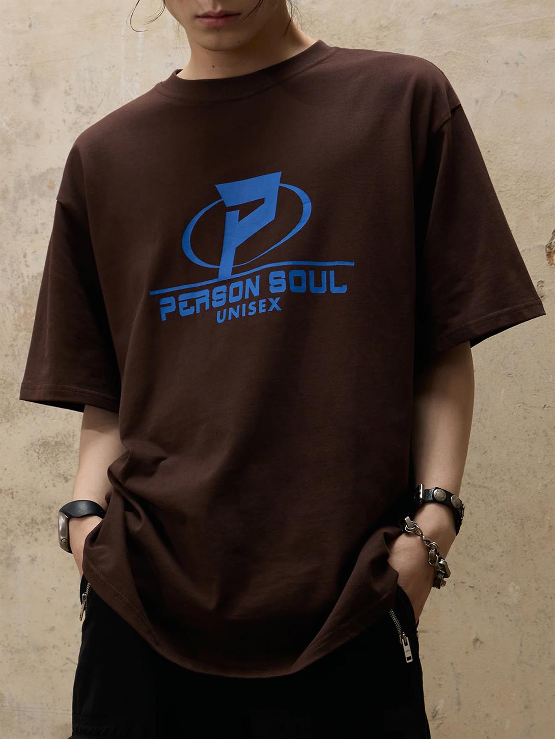Trendiz Unisex Person Soul Tshirt Siyah