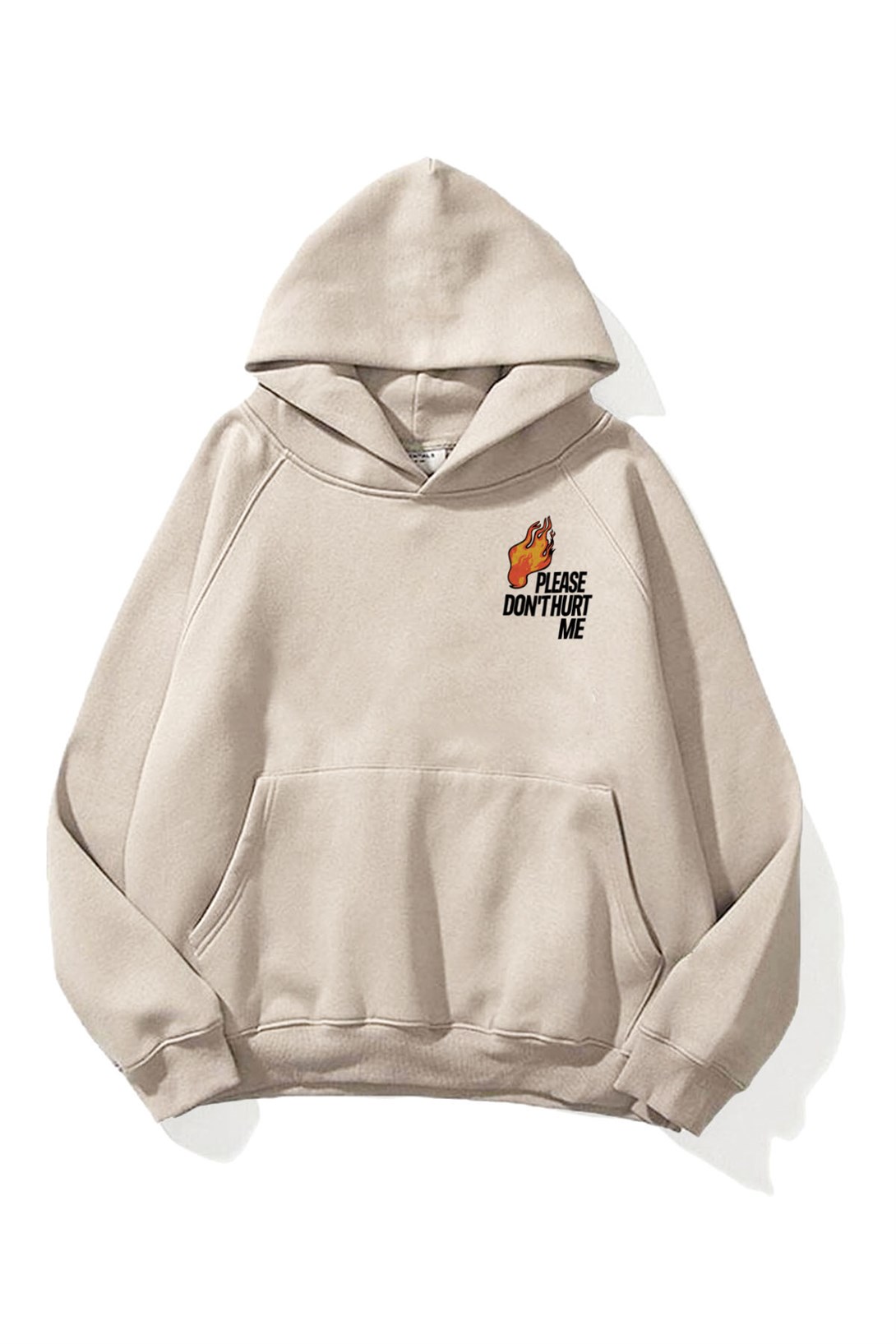 Trendiz Unisex Please Dont Hurt Me Sweatshirt Hoodie Taş