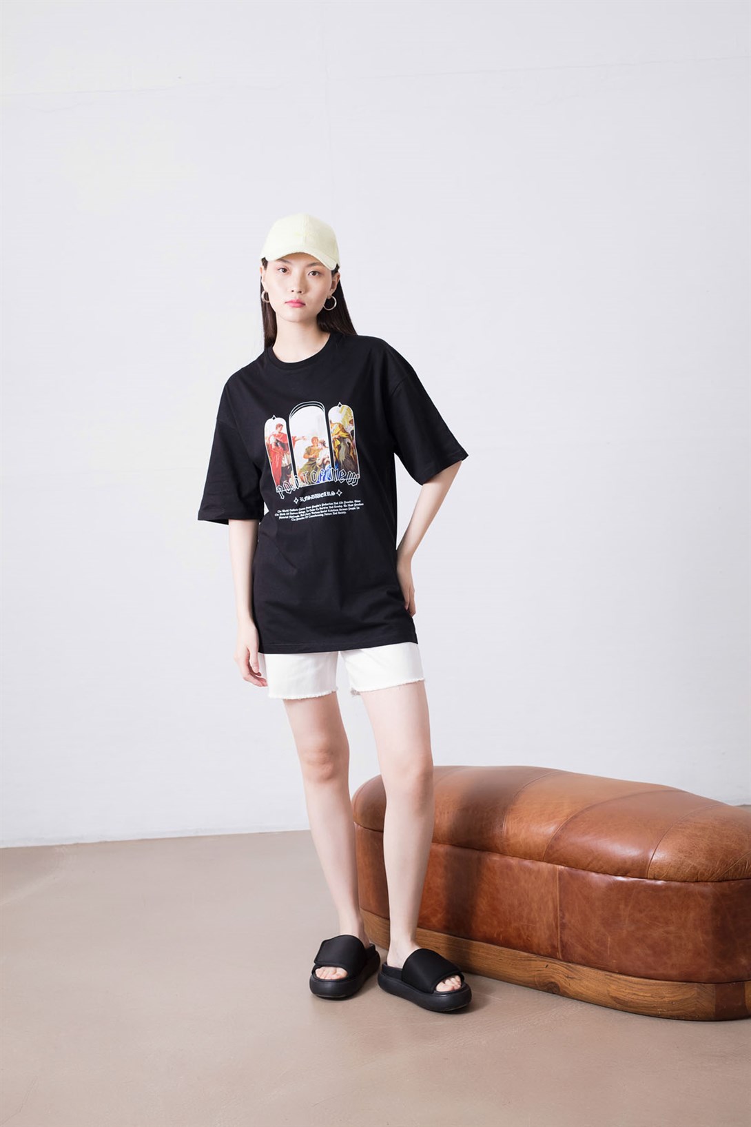 Trendiz Unisex Point of View Siyah Tshirt