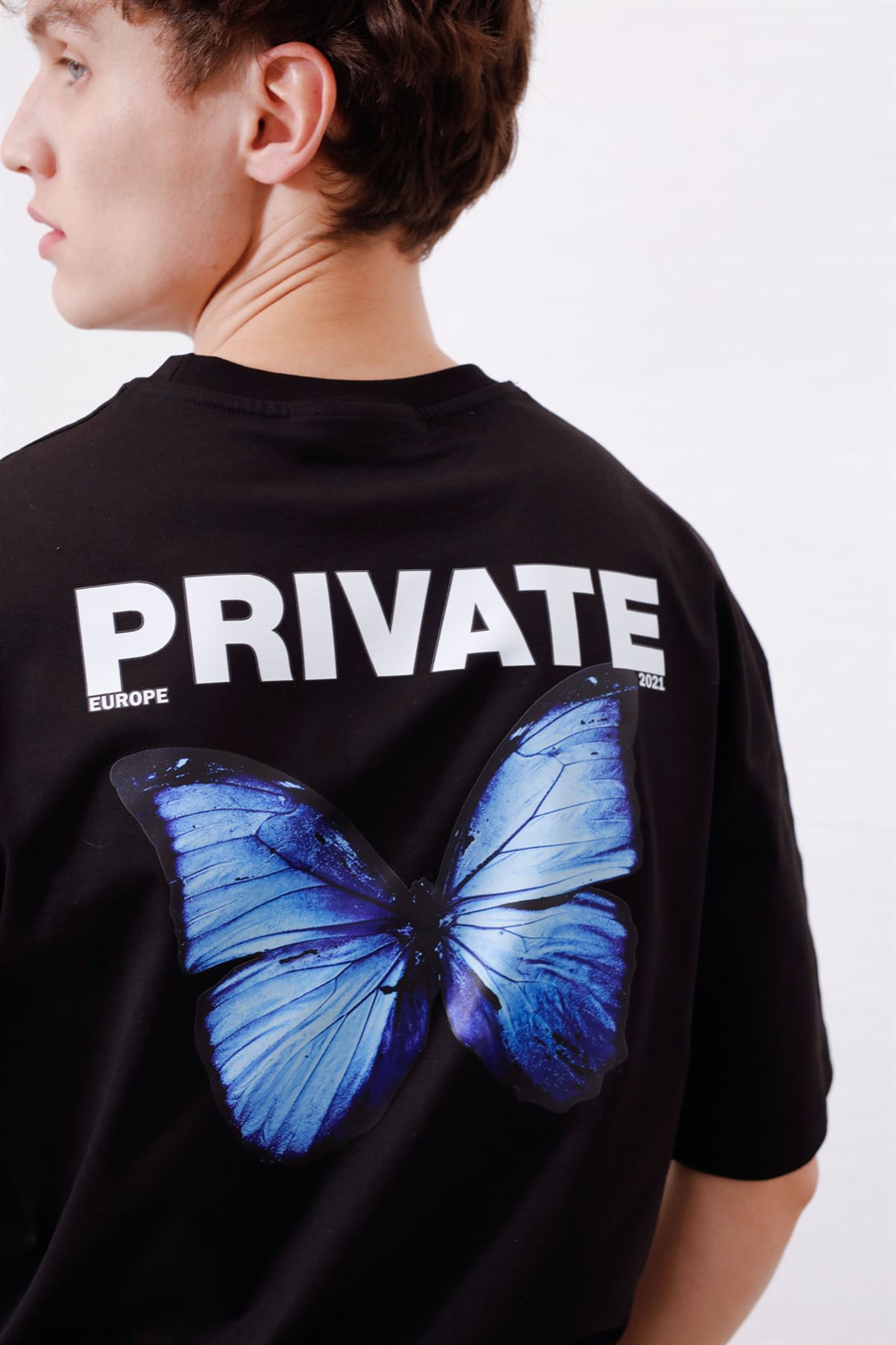 Trendiz Unisex Private Siyah Tshirt