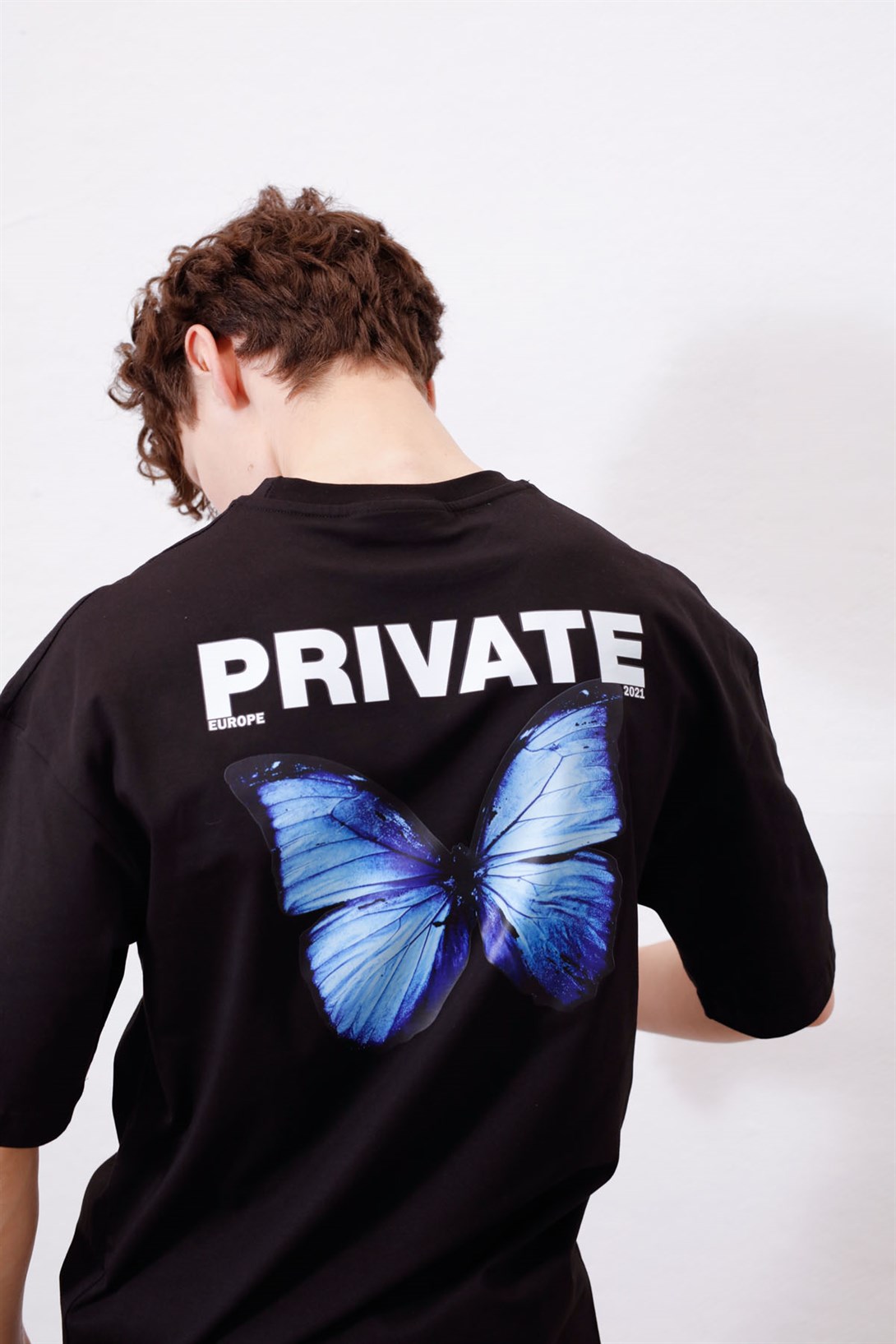 Trendiz Unisex Private Siyah Tshirt