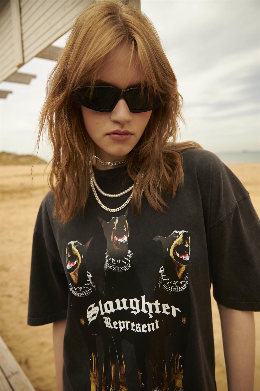 Trendiz Unisex Represent Yıkamalı Tshirt 