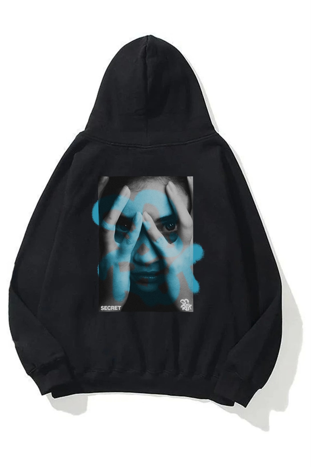 Trendiz Unisex Secret Sweatshirt Hoodie Siyah