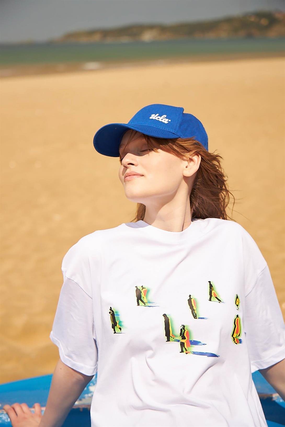 Trendiz Unisex Shadows Tshirt Beyaz