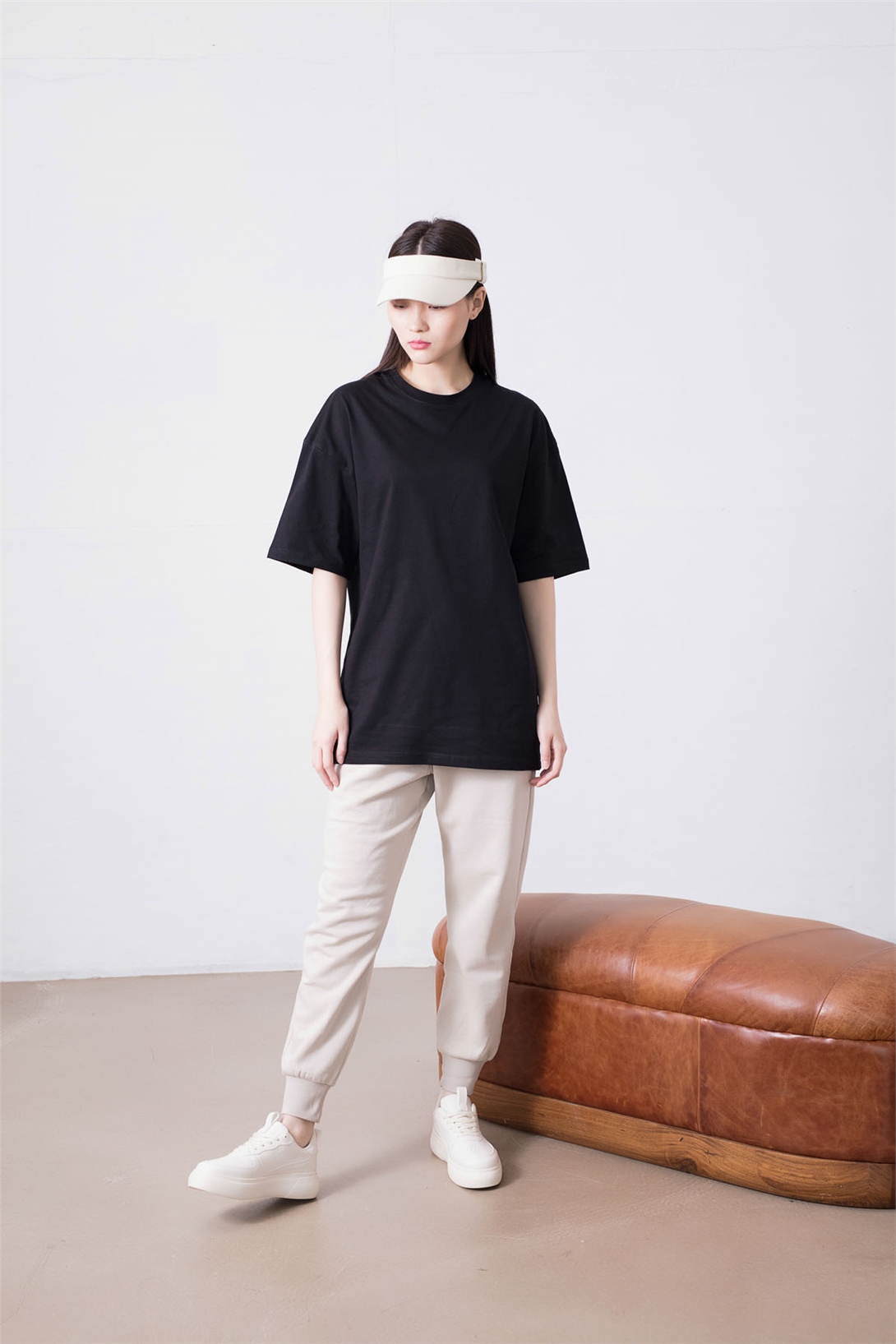 Trendiz Unisex Siyah Basic Tshirt