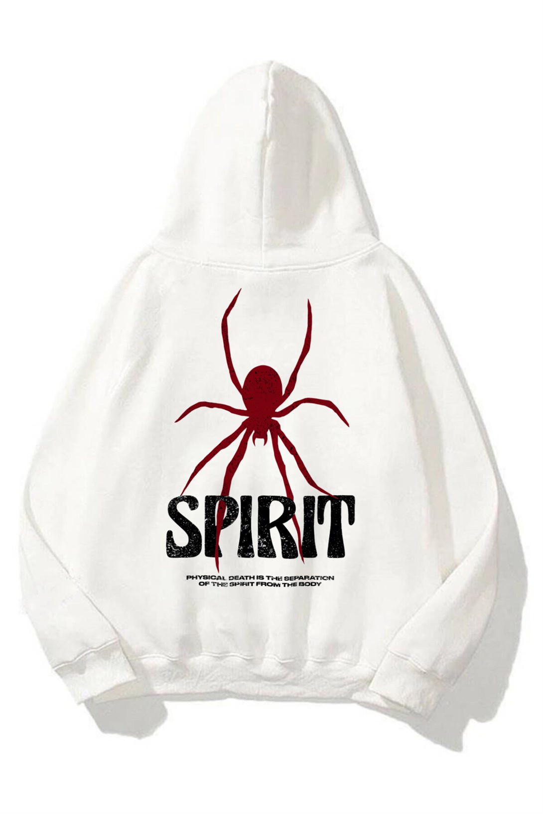 Trendiz Unisex Spirit Sweatshirt Hoodie Beyaz