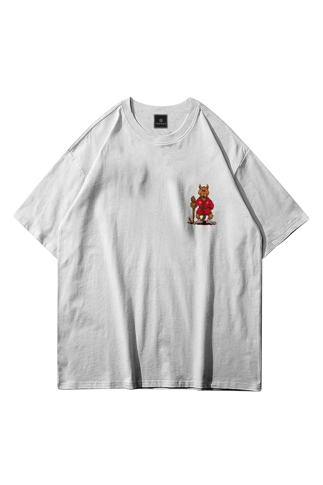 Trendiz Unisex Splinter  Ninja Turtles Beyaz Tshirt