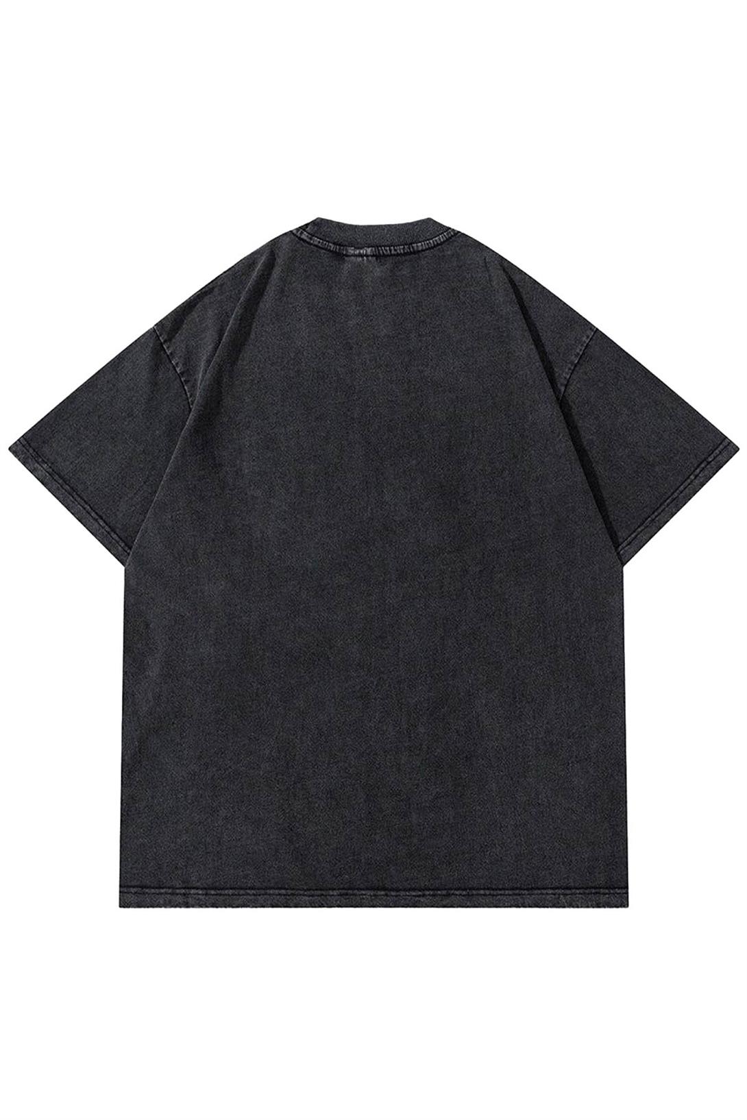 Trendiz Unisex Strong Yıkamalı Tshirt 