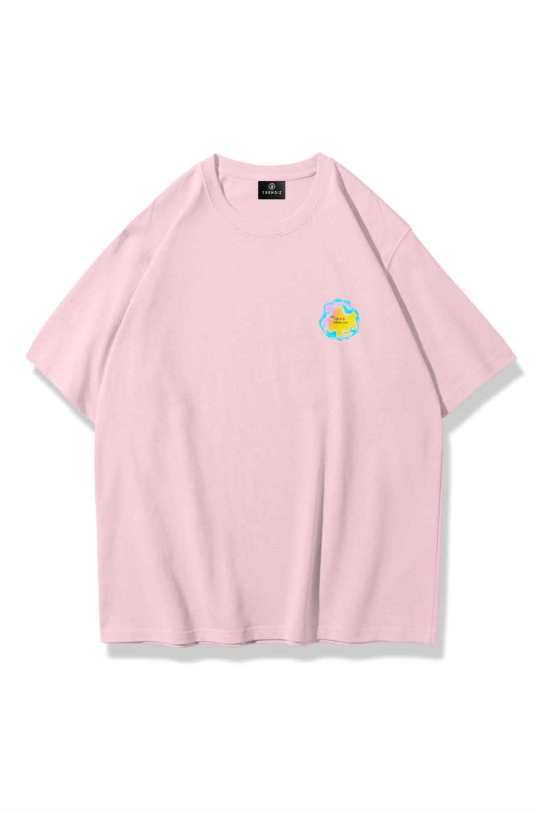 Trendiz Unisex The Spark Tshirt Pembe