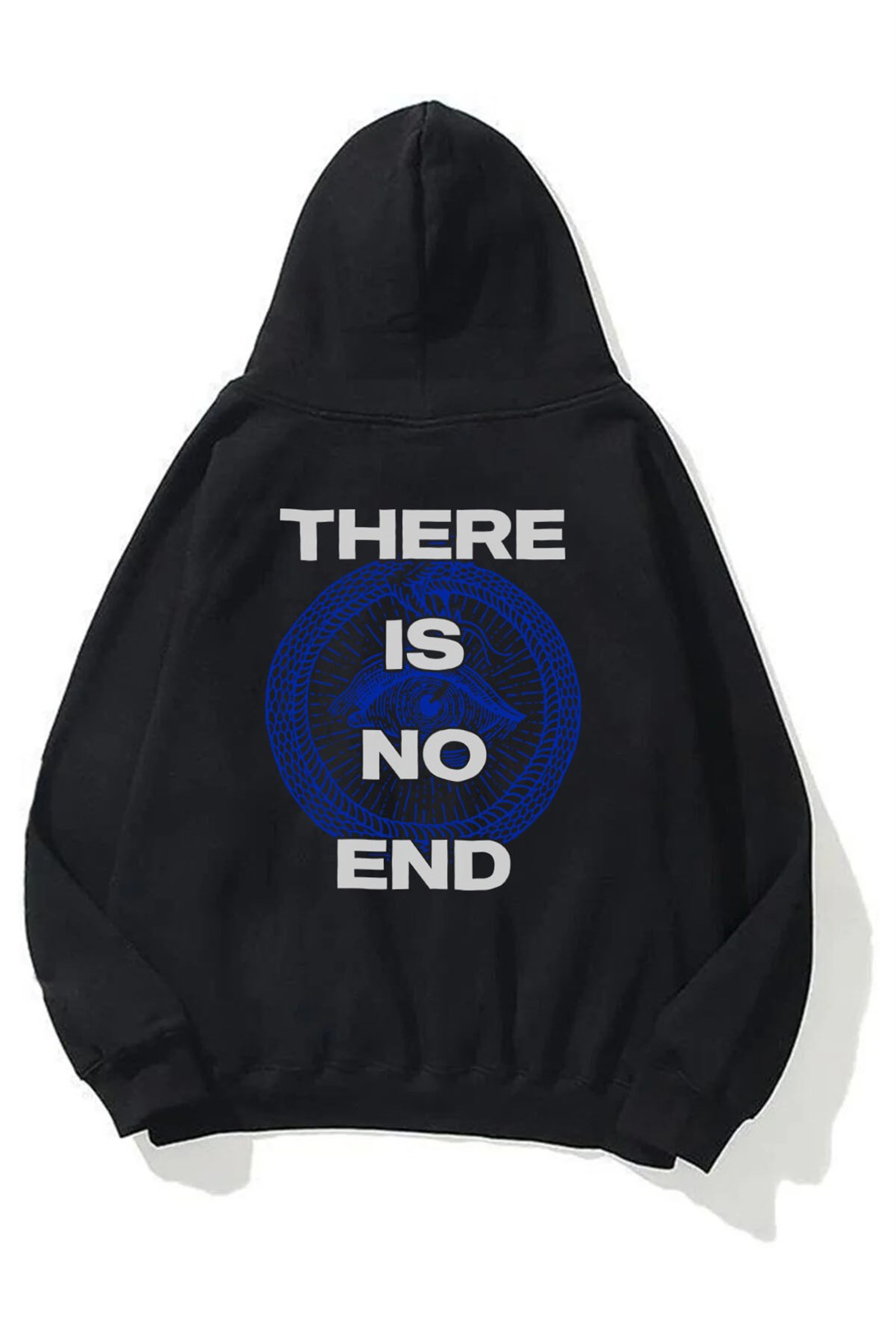 Trendiz Unisex There is No End Sweatshirt Hoodie Siyah