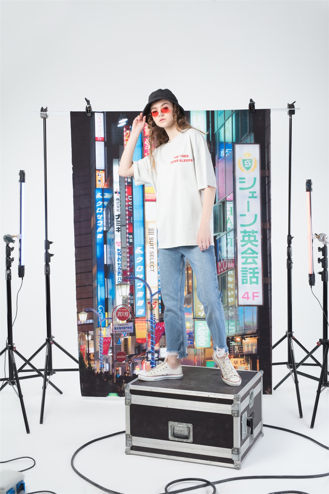 Trendiz Tiger Kadın Tshirt Beyaz