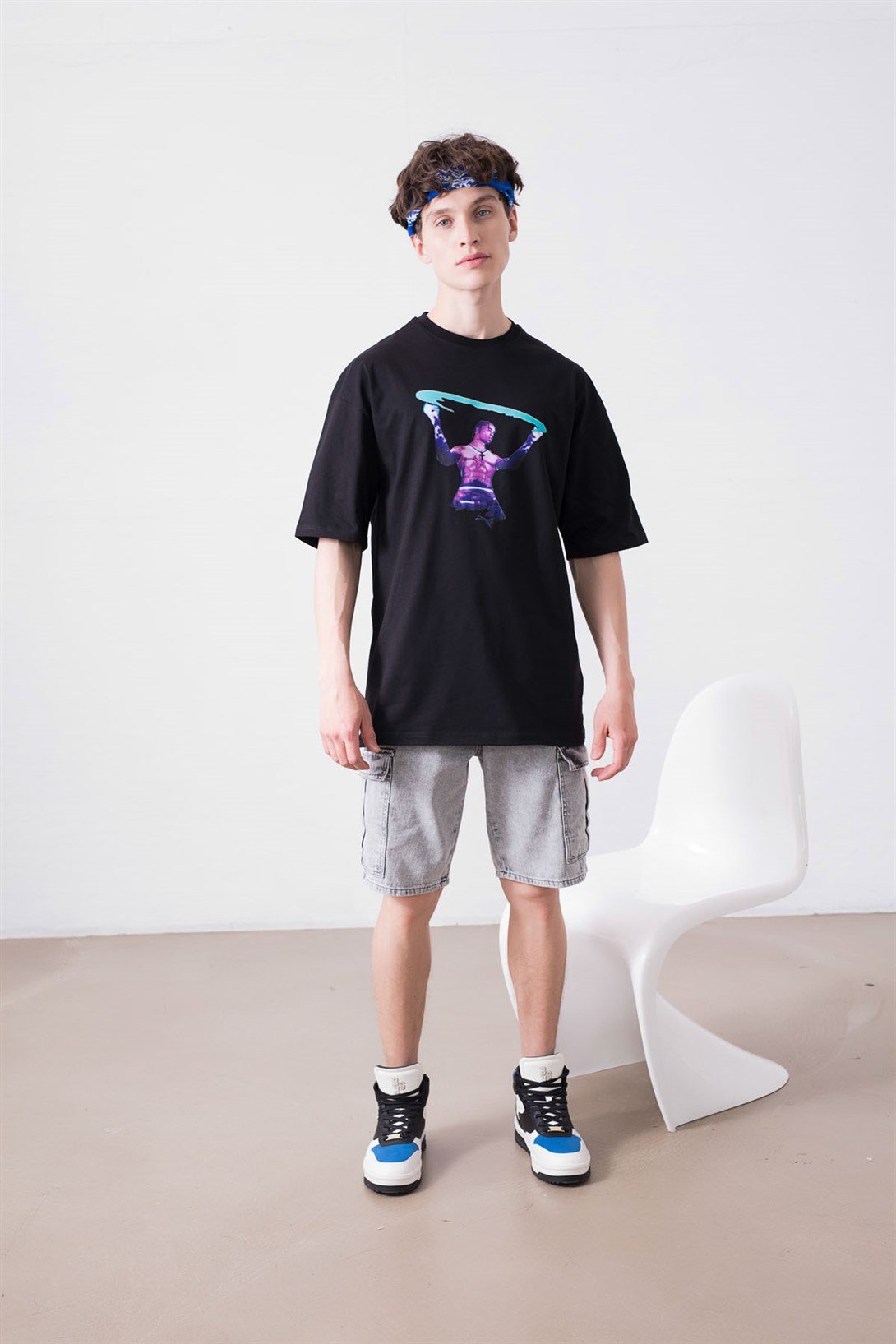 Trendiz Unisex Travis Fortnite Siyah Tshirt