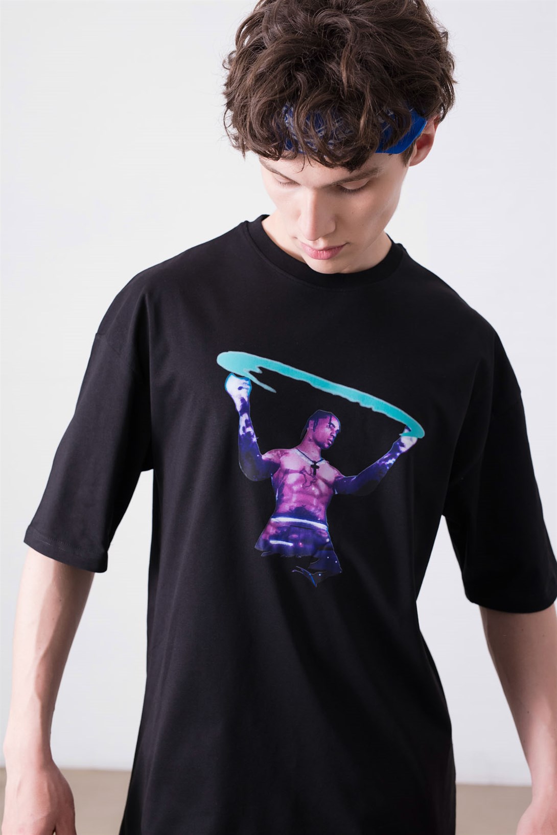 Trendiz Unisex Travis Fortnite Siyah Tshirt