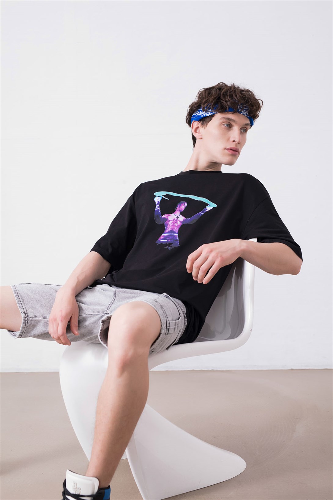 Trendiz Unisex Travis Fortnite Siyah Tshirt