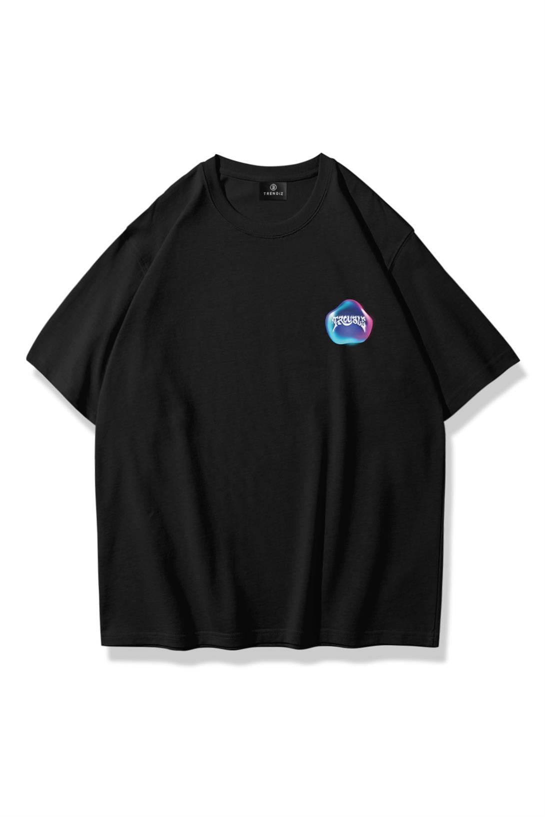 Trendiz Unisex Trouble Tshirt Siyah