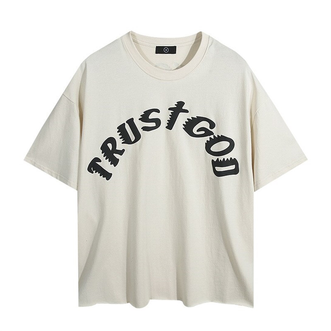 Trendiz Erkek TrustGod Tshirt Beyaz