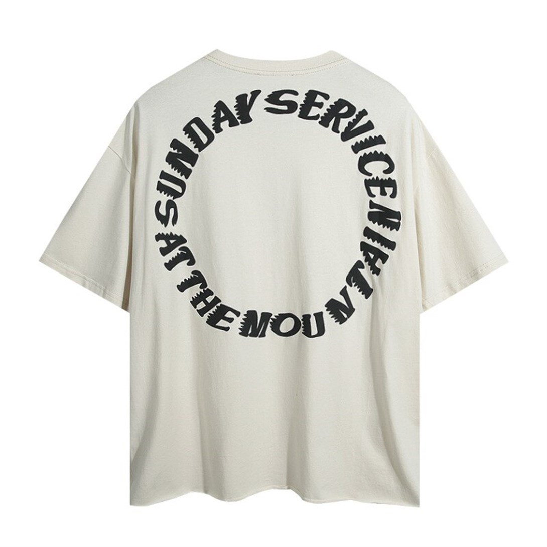 Trendiz Erkek TrustGod Tshirt Beyaz