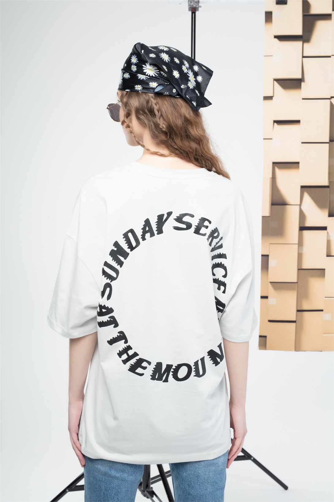 Trendiz TrustGod KadınTshirt Beyaz