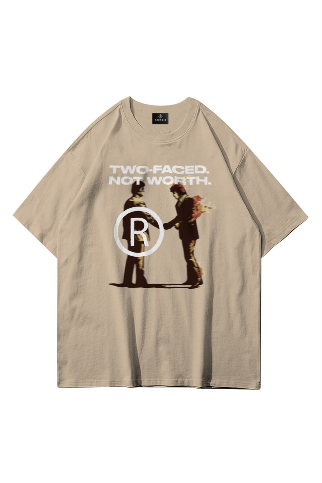 Trendiz Unisex Two Faced Tshirt Taş