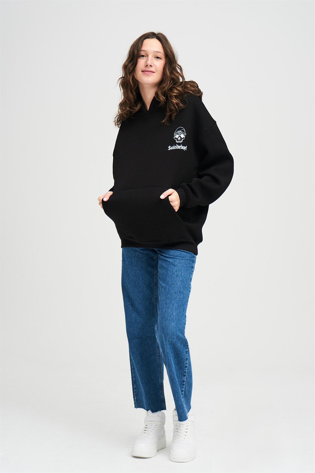 Trendiz Unisex $uicideboy$ Siyah Sweatshirt Hoodie