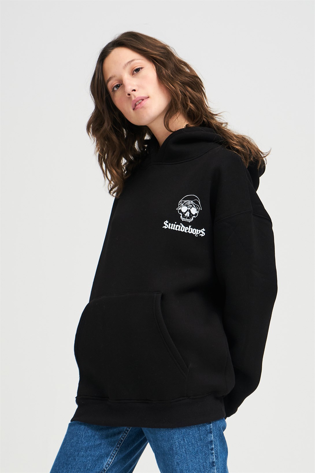 Trendiz Unisex $uicideboy$ Siyah Sweatshirt Hoodie