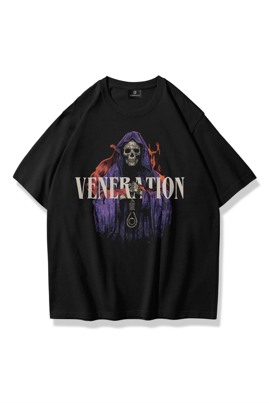 Trendiz Unisex Veneration Tshirt Siyah