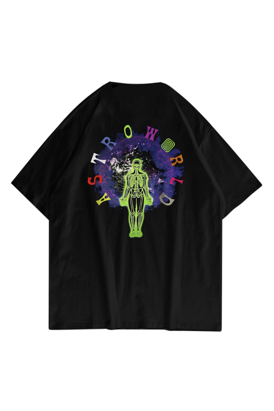 Trendiz Unisex Wish You Were Here Siyah Tshirt