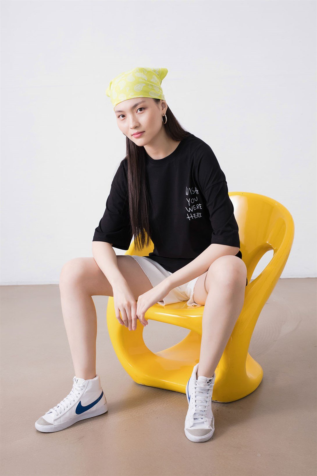 Trendiz Unisex Wish You Were Here Siyah Tshirt