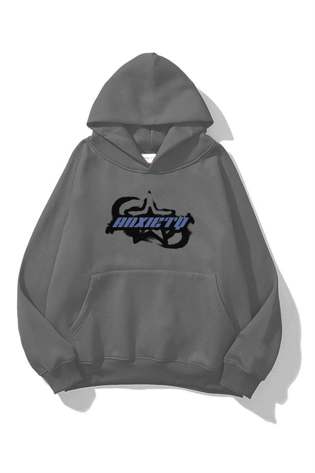 Unisex Anxiety Sweatshirt Antrasit