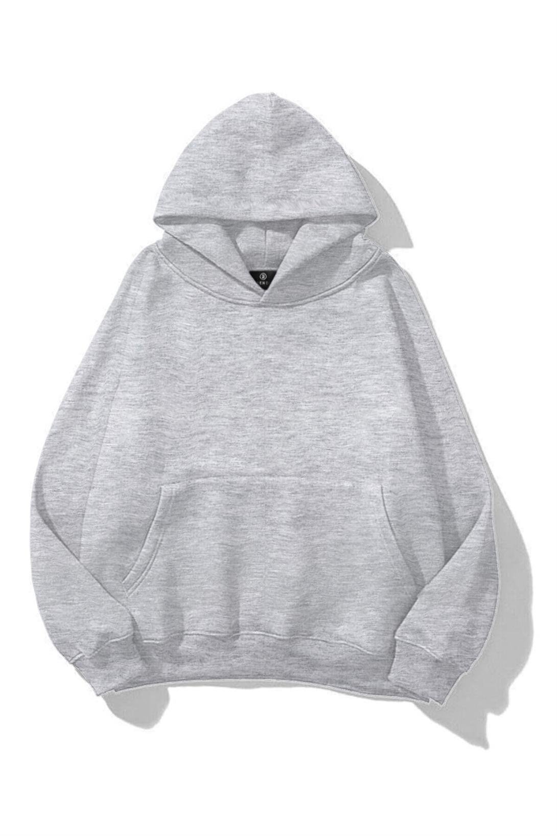 Unisex Basic Sweatshirt Gri melanj