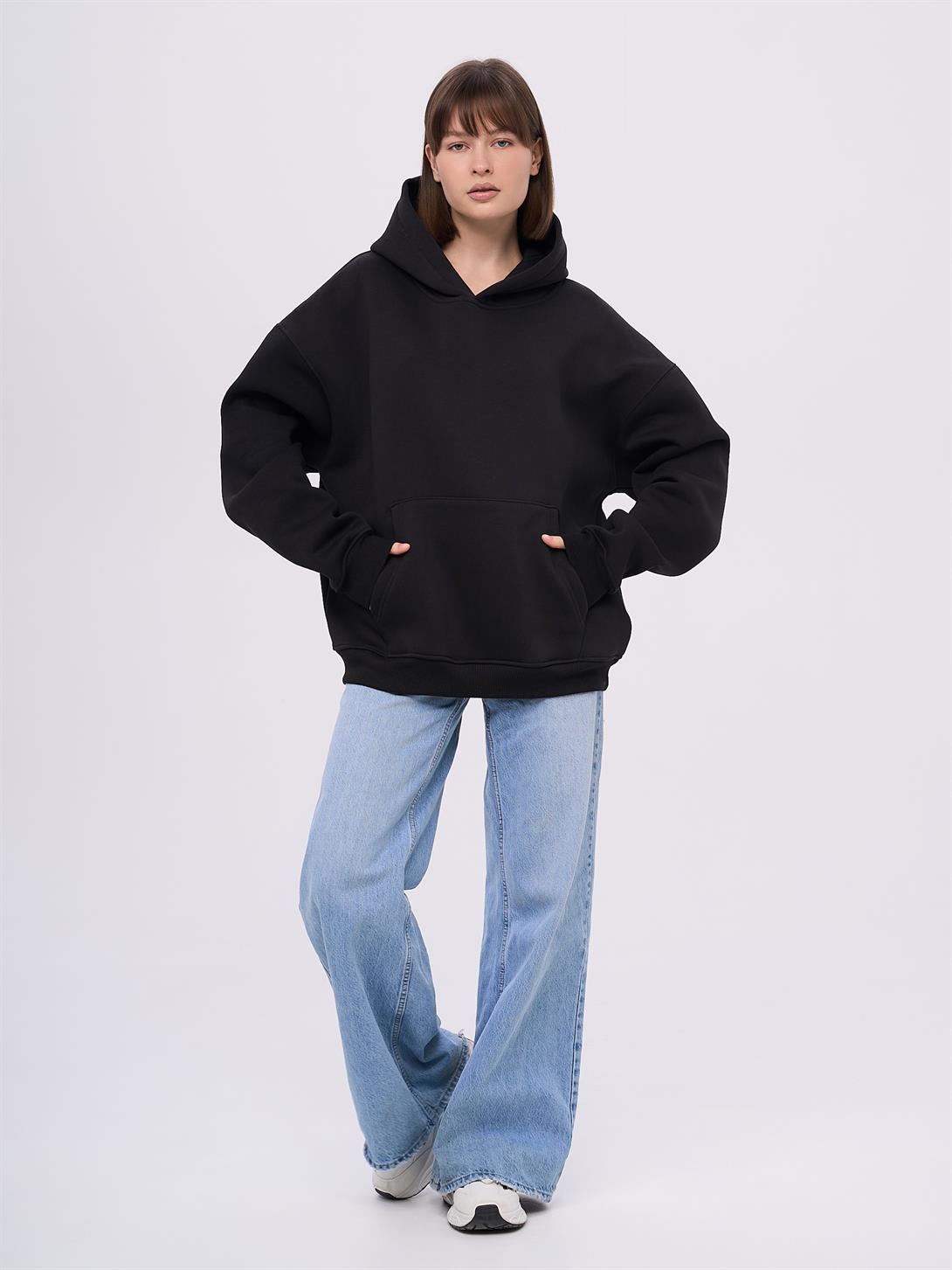 Unisex Bullet Fast and Furious Sweatshirt Siyah