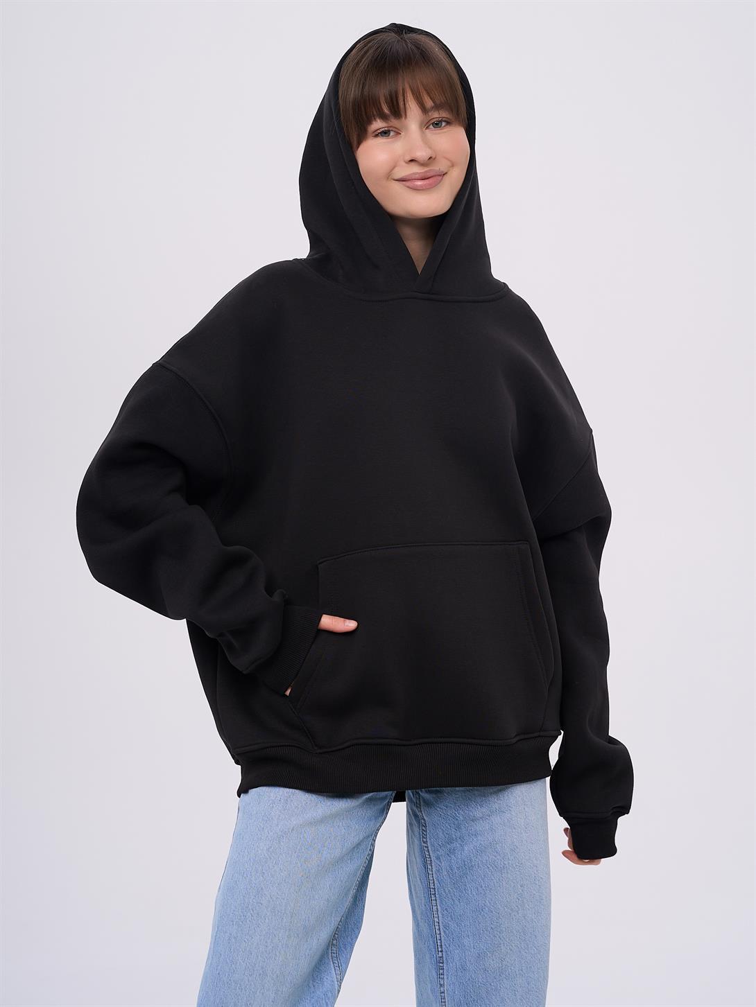 Unisex Bullet Fast and Furious Sweatshirt Siyah