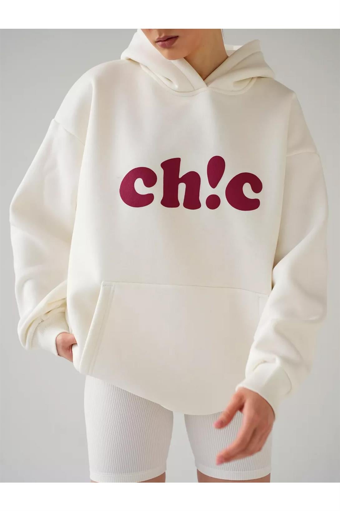 Unisex Ch!c Sweatshirt Beyaz