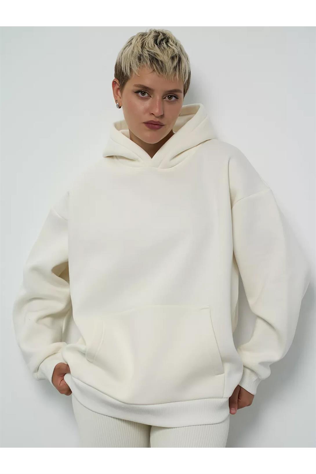 Unisex Cosmic Moves Sweatshirt Beyaz