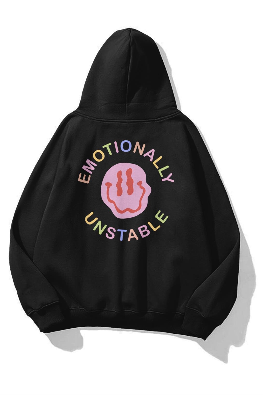 Unisex Emotionally Sweatshirt Siyah