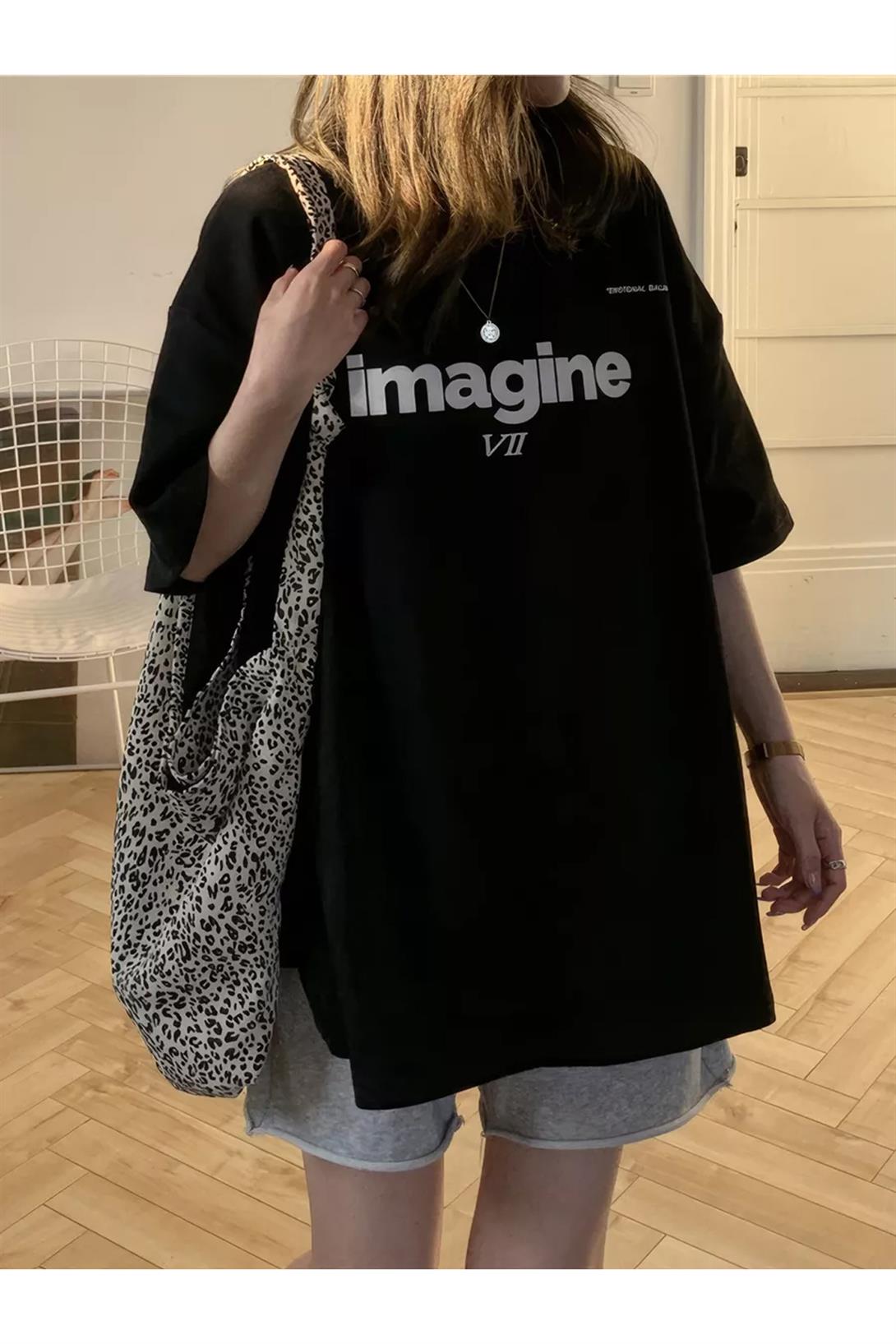 Unisex İmagine VII Tshirt Siyah