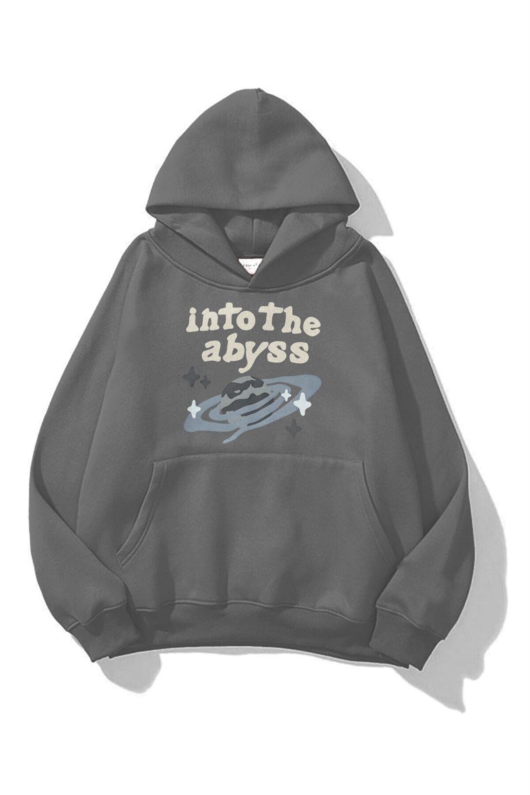 Unisex İnto the Abyss Sweatshirt Antrasit