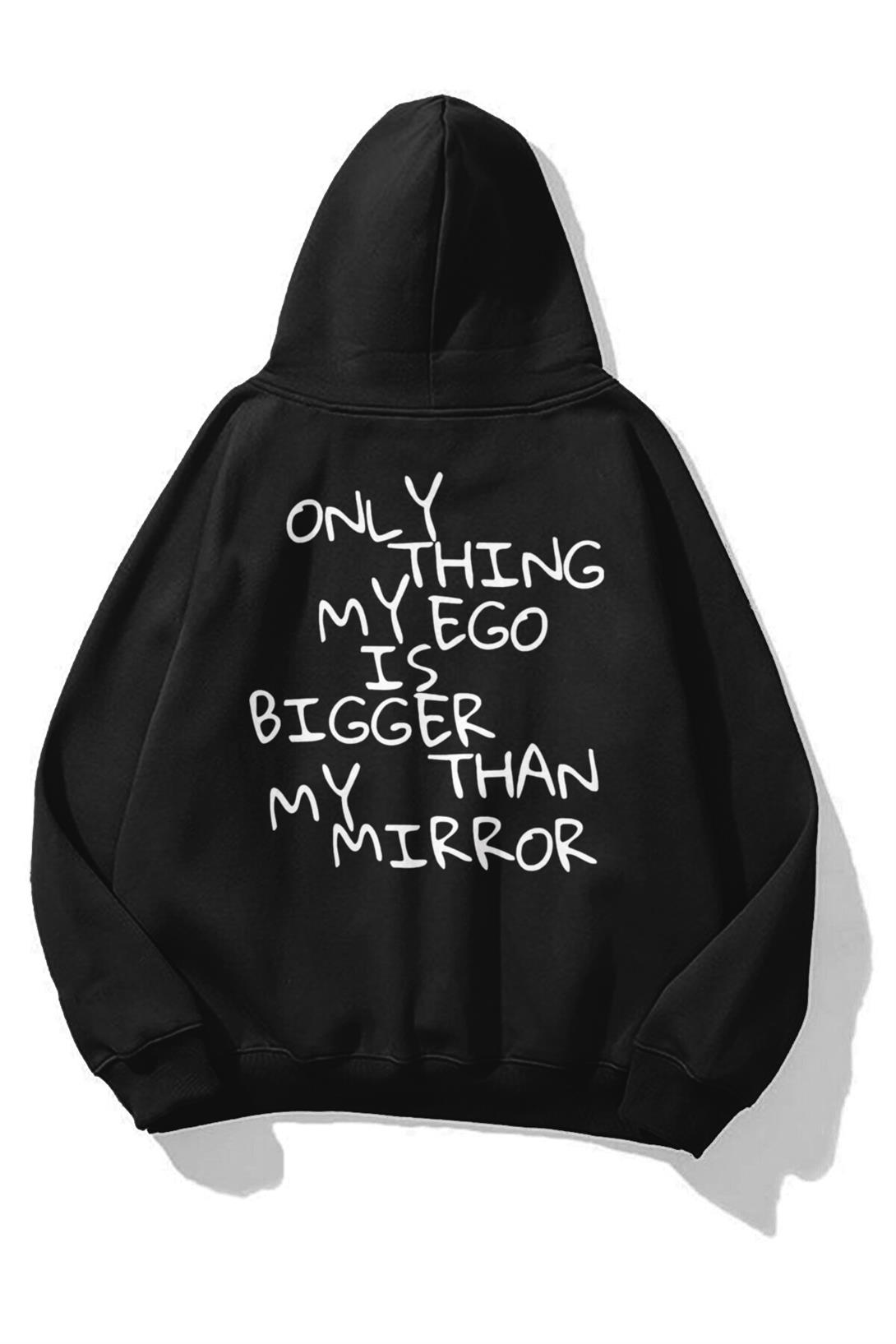 Unisex My Ego Sweatshirt Siyah