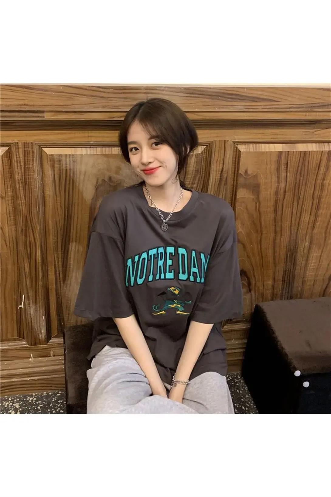 Unisex Notredame Tshirt Siyah